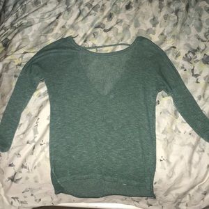 Green lightweight sweater